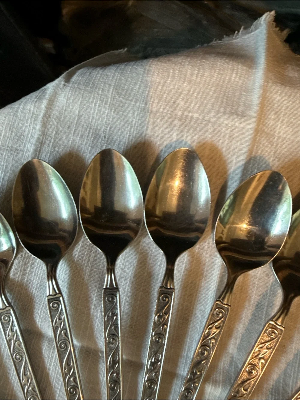 Vintage Oxford Hall Palo Alto Stainless-Steel Tablespoons Set of 10